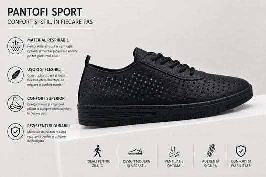 Pantofi Damă Daily Comfort Black