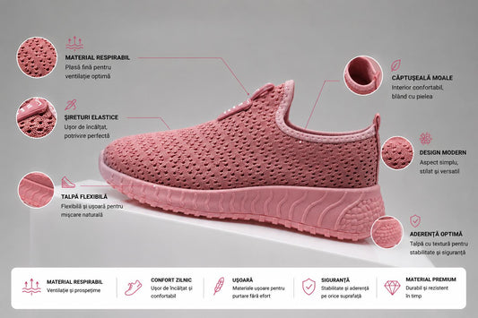 Sneakers Damă Bella Pink