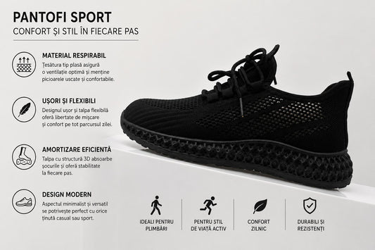 Sneakers Damă Cloud Black