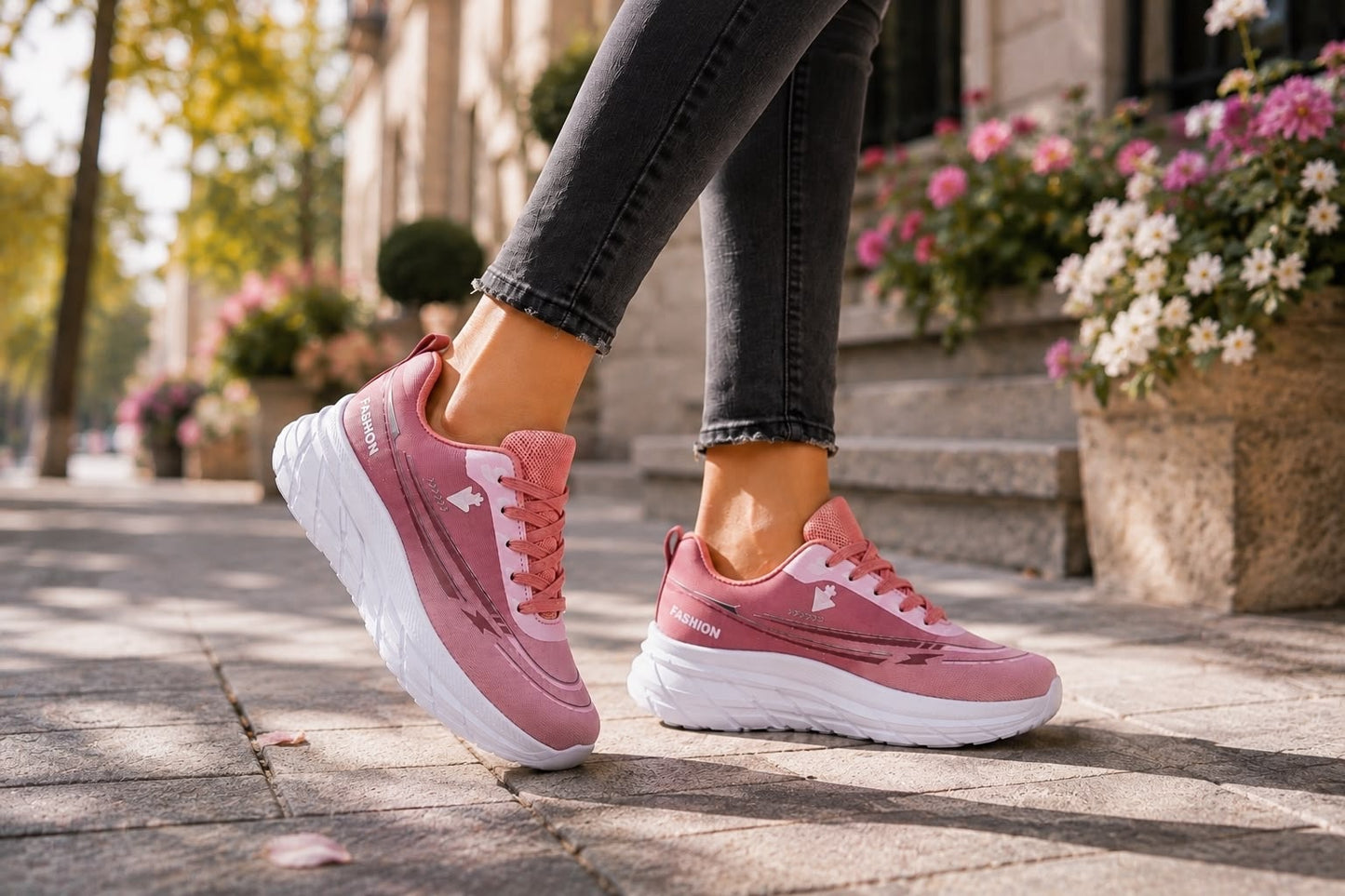 Sneakers Damă Motion Rose